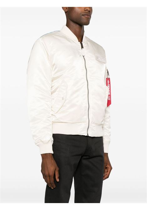 White MA-1 VF Fighter Squadron padded bomber jacket - men  ALPHA INDUSTRIES | 108101578