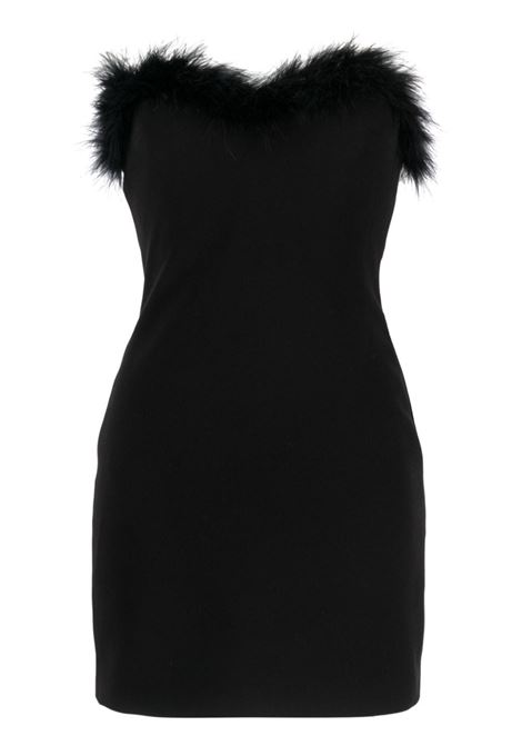 Black strapless minidress - women AMEN | AMW23407009