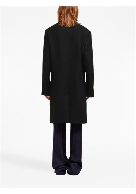 Cappotto monopetto in nero - uomo AMI PARIS | HCO005WV0020001