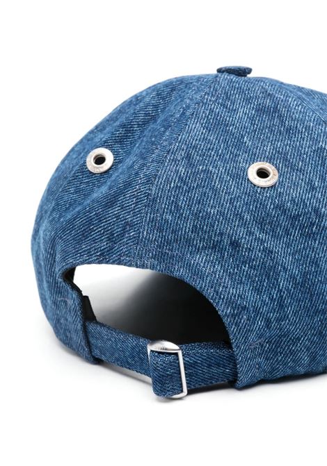 Cappello da baseball Ami de Coeur denim in blu - unisex AMI PARIS | UCP006DE0016480