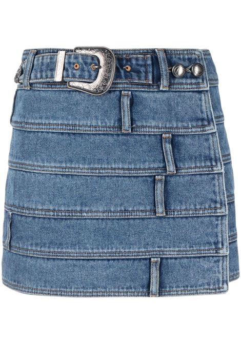 Blue belted miniskirt - women  ANDERSSON BELL | APA664WBL