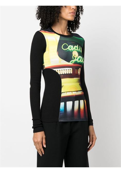 Multicolored graphic-print long-sleeved top - women  ANDERSSON BELL | ATB1000WGRNYL