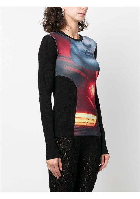 Multicolored graphic-print long-sleeved top - women  ANDERSSON BELL | ATB1000WRDDGR