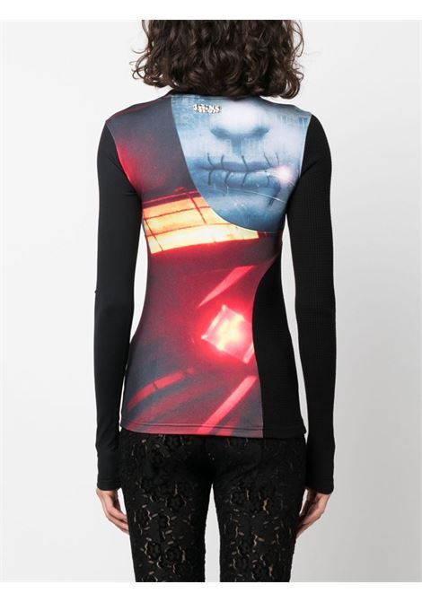 Multicolored graphic-print long-sleeved top - women  ANDERSSON BELL | ATB1000WRDDGR