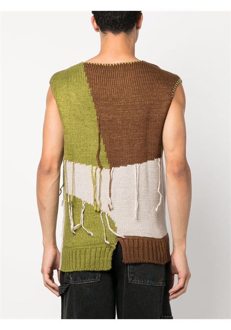Multicolored knitted vest - men  ANDERSSON BELL | ATB1029MBRWN