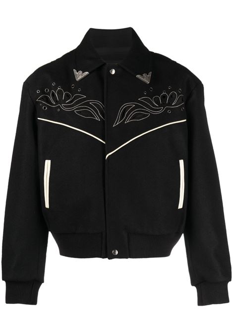 Black Western-style shirt jacket - men ANDERSSON BELL | AWA553MBLK