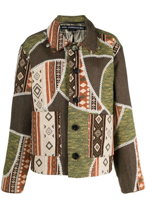 Multicolored patchwork button-up jacket - women  ANDERSSON BELL | AWA557UBG
