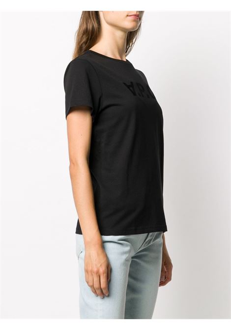 T-shirt con stampa in nero - donna A.P.C. | COBQXF26944LZZ