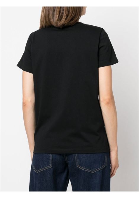 T-shirt girocollo in nero - donna A.P.C. | COFBTF26012LZZ
