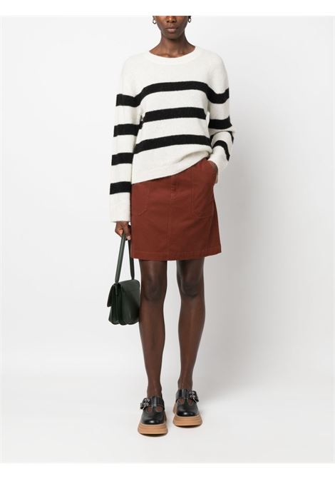 Brick red L?a A-line mini skirt - women A.P.C. | COGBJF06299EAF