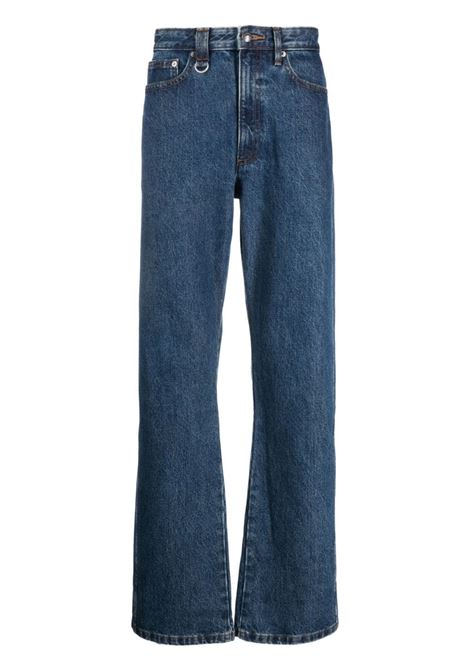 Jeans dritti in blu - uomo A.P.C. | COGEIH09193IAL