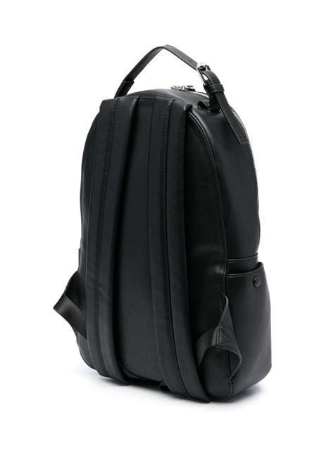 Black logo-stamp backpack - men A.P.C. | PUAATH62224LZZ