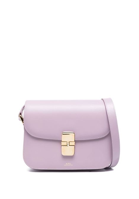 Lilac small Grace shoulder bag - women A.P.C. | PXBMWF61413HAE