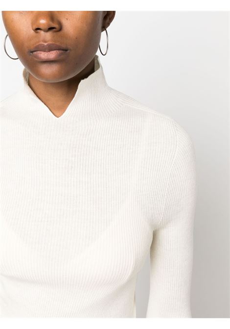 Maglione a collo alto in bianco - donna A.P.C. | SEAKRF23266AAC