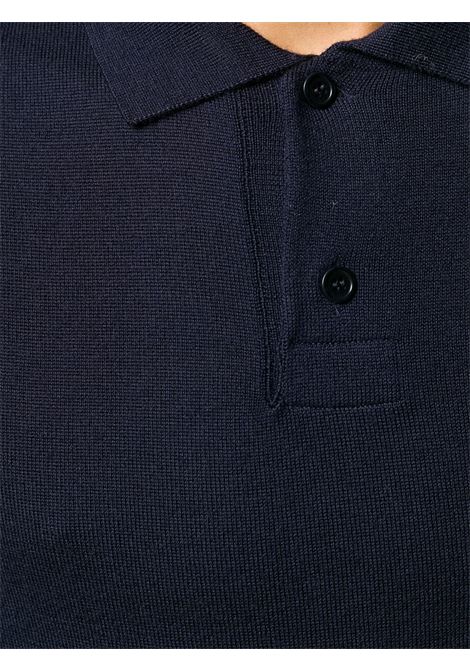 Polo con colletto stile polo in blu - uomo A.P.C. | WVAWMH23593IAK