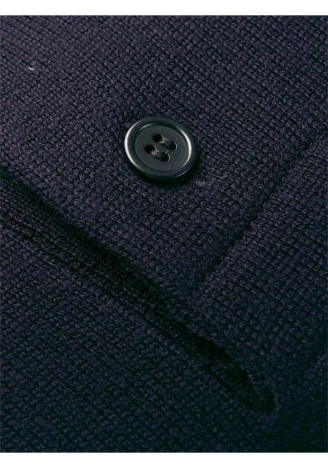 Blue polo neck knitted jumper - men  A.P.C. | WVAWMH23593IAK