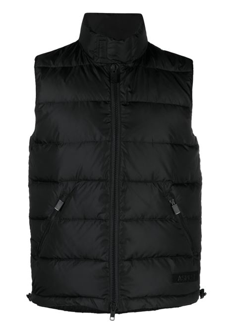 Black padded-design vest - men  ASPESI | W3016V00685241