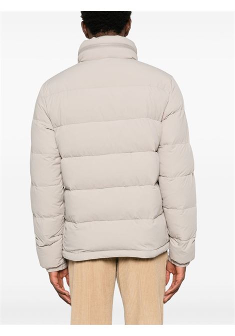 White high-neck quilted down jacket - men  ASPESI | W3018L58901044