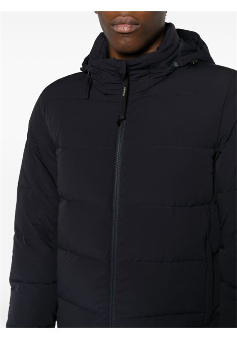 Blue high-neck quilted down jacket - men  ASPESI | W3018L58901101
