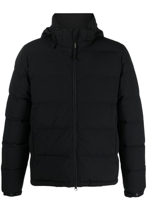 Black high-neck quilted down jacket - men  ASPESI | W3018L58901241