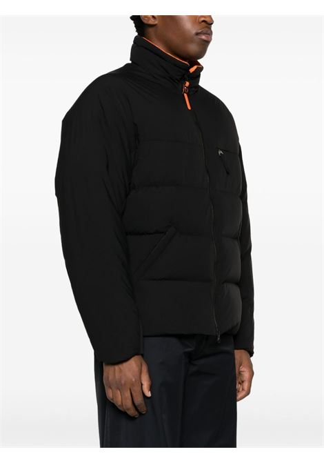 Black high-neck quilted down jacket - men  ASPESI | W3324L58901241
