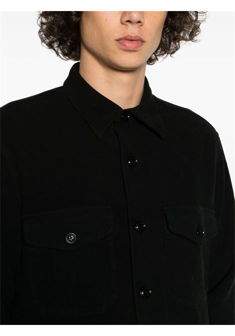 Black long-sleeved shirt - men  ASPESI | W3ACE26L54885241