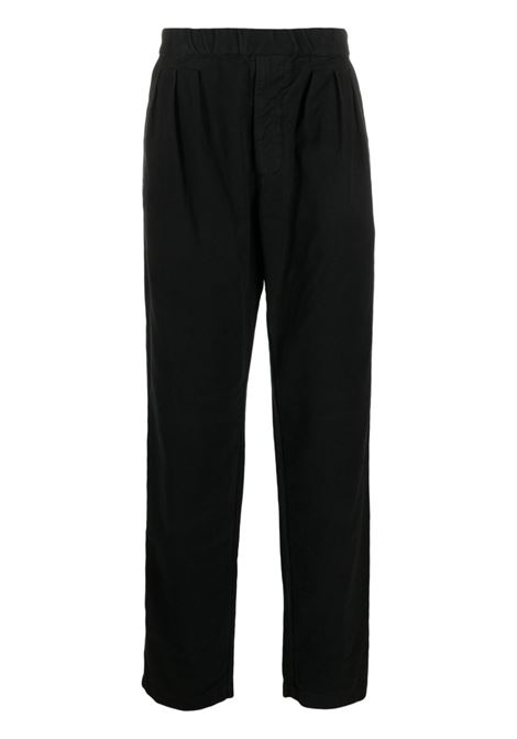 Black pleated straight-leg trousers - men  ASPESI | W3ACP16L54885241