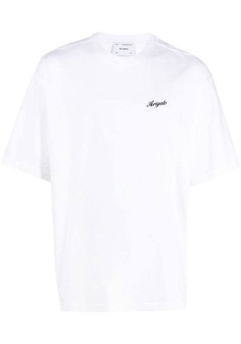 White logo-embroidered T-shirt - men AXEL ARIGATO | A1460003WHT