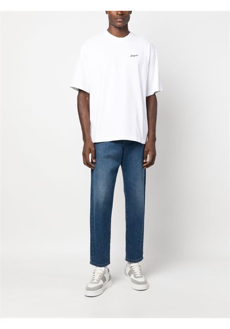 T-shirt con ricamo in bianco - uomo AXEL ARIGATO | A1460003WHT