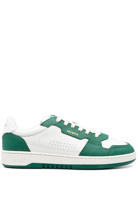 White and green Dice low-top sneakers - men AXEL ARIGATO | F1111001WHTGRN