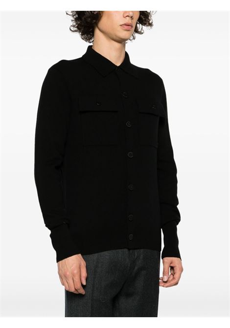 Black classic-collar cardigan - men  BALLANTYNE | B2H01512W6115517