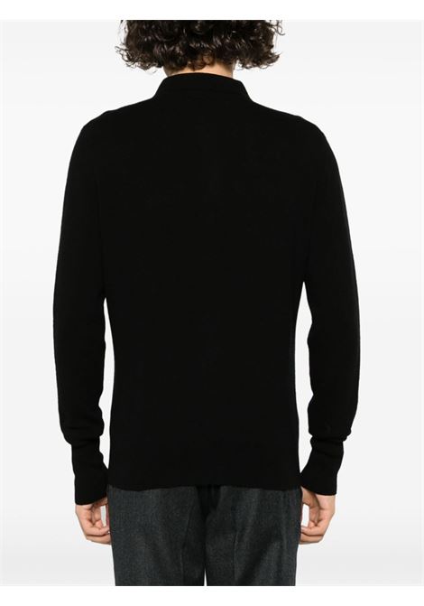 Black classic-collar cardigan - men  BALLANTYNE | B2H01512W6115517