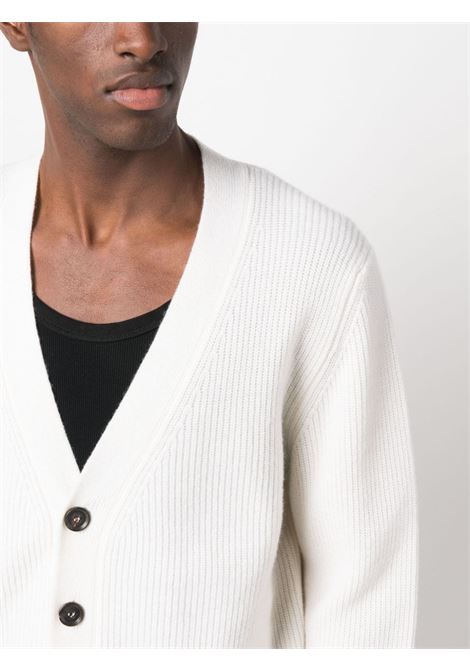 White V-neck cardigan - men  BALLANTYNE | B2K0017W06710144