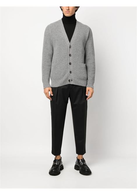 Grey V-neck cardigan - men  BALLANTYNE | B2K0017W06715125