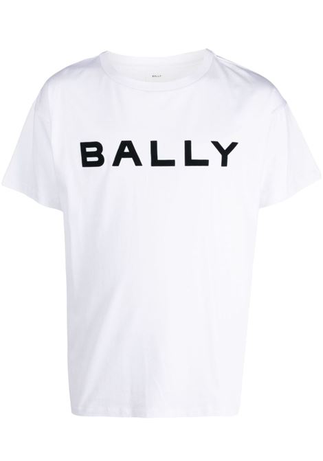 T-shirt con logo in verde - uomo BALLY | MJE03MCO018U001