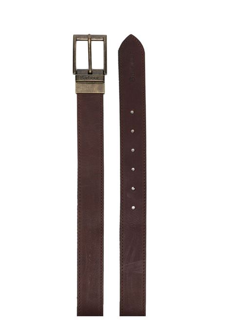 Brown buckle belt - men BARBOUR | MAC0364TN11