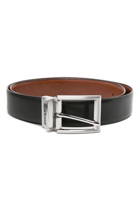 Black Fife reversible leather belt - men BARBOUR | MAC0455BK31