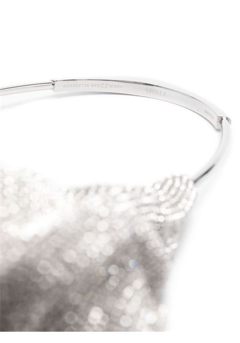 Silver Ursula crystal-embellished bag - women BENEDETTA BRUZZICHES | FW23008019