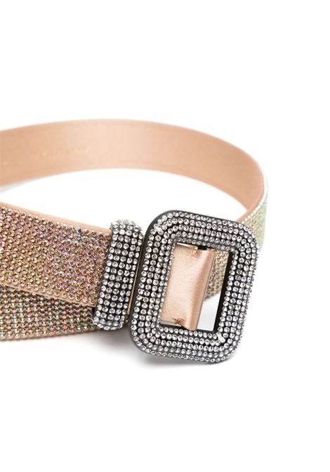 Beige Venus crystal-embellished belt - women BENEDETTA BRUZZICHES | FW23019027