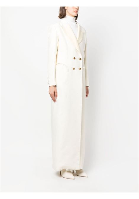 Cappotto lungo doppiopetto in bianco - donna BLAZÉ MILANO | HDR02VC0001