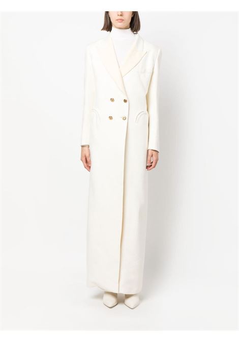 Cappotto lungo doppiopetto in bianco - donna BLAZÉ MILANO | HDR02VC0001