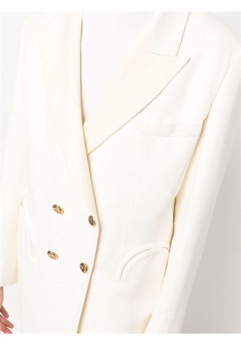 White double-breasted maxi coat - women BLAZÉ MILANO | HDR02VC0001