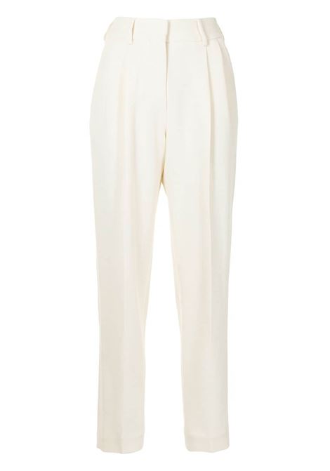 Cream high-rise tapered trousers  - women BLAZÉ MILANO | KPA01ESSE0350001