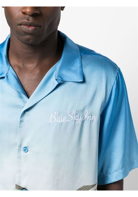 Camicia con stampa grafica in multicolore - uomo BLUE SKY INN | BS2302SH039HOU