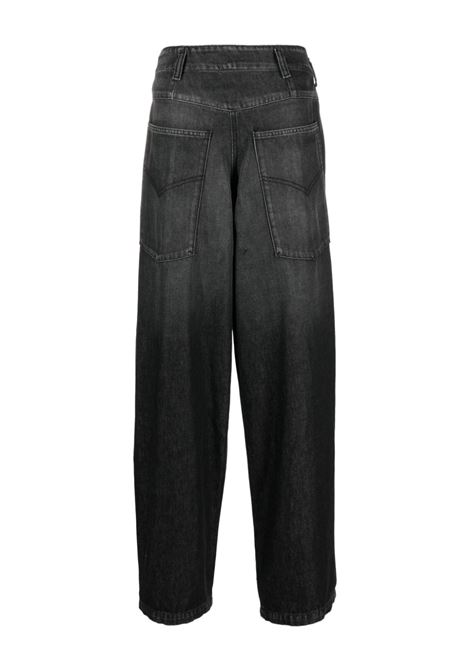  Black button-up wide-leg jeans - men BLUEMARBLE | PA41DE13B23BLK