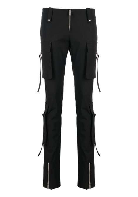Pantaloni cargo skinny a vita bassa in nero - donna BLUMARINE | A344P012AN0990