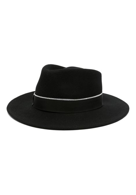 Cappello con fiocco in nero - donna BORSALINO | 2204320420