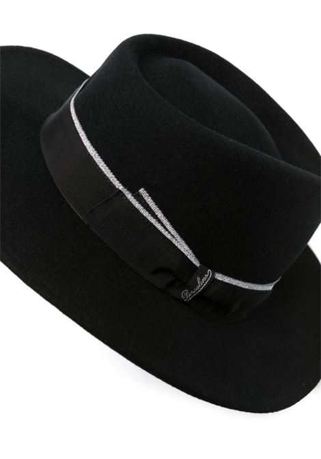 Cappello con fiocco in nero - donna BORSALINO | 2204320420