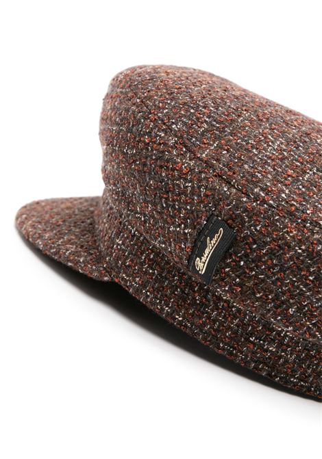 Brown tweed breton hat - unisex BORSALINO | B45080B0050972A