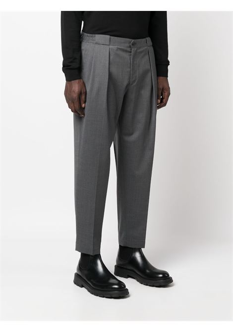 Grey box-pleat tailored trousers - men BRIGLIA 1949 | PORTOBELLOS42310000070